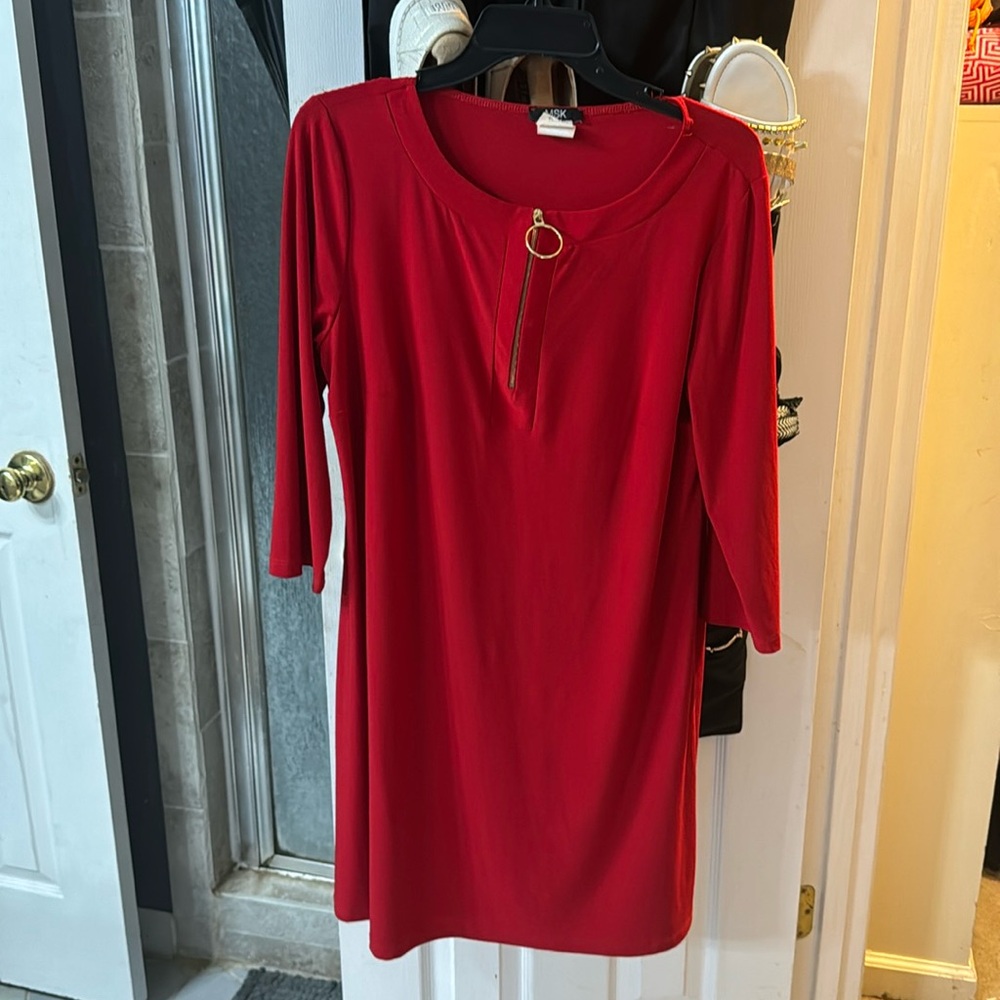 Red dress